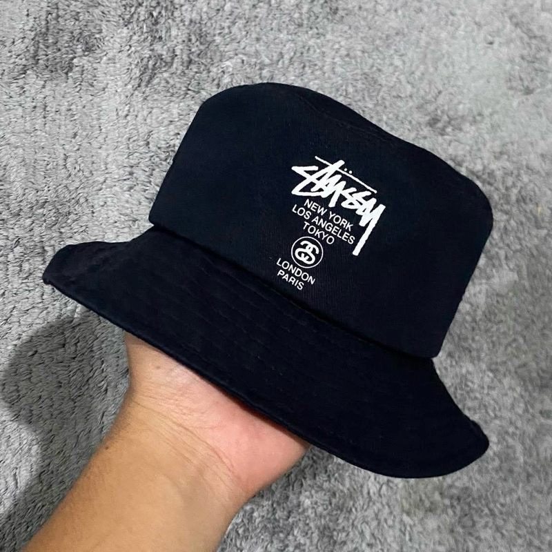 STUSSY BUCKET HAT SECOND LIKE NEW