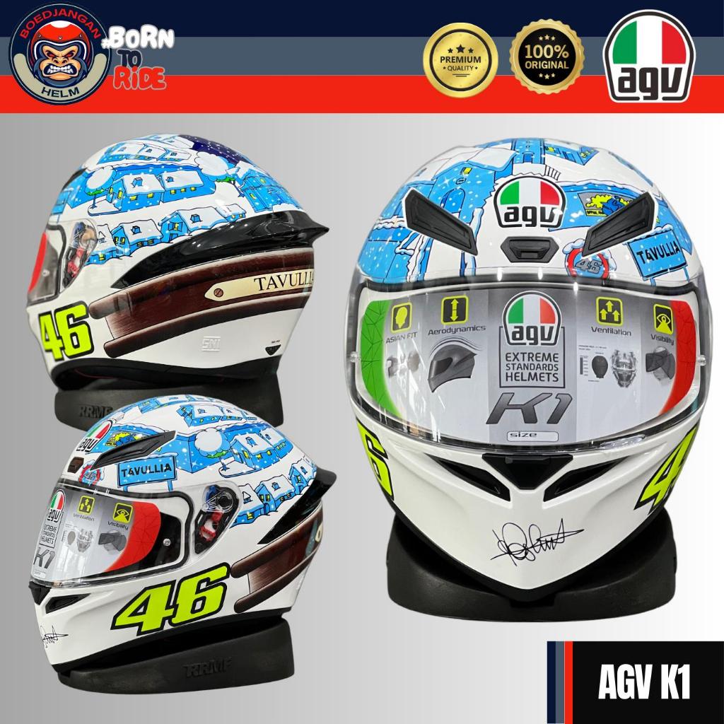 AGV K1 ROSSI WINTER TEST 2017 TAVULLIA - AGV FULL FACE - AGV K1 - AGV MOTIF K1