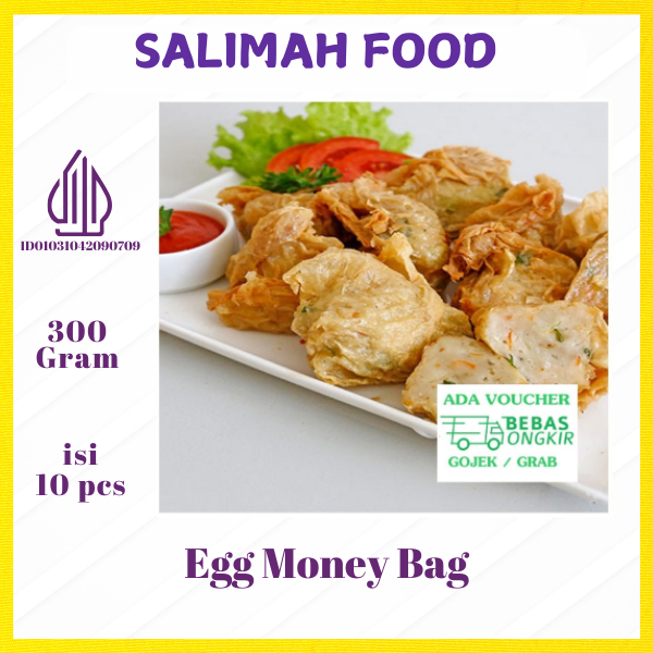 

Salimah Food Egg Money Bag Tanpa Telur Snack Enak, Praktis, dan Bergizi untuk Keluarga