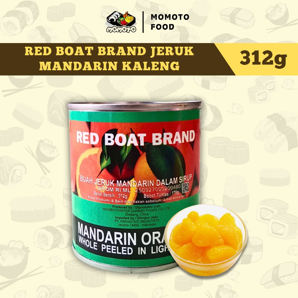 

Red Boat Brand Jeruk Mandarin Orange Kaleng 312 gram