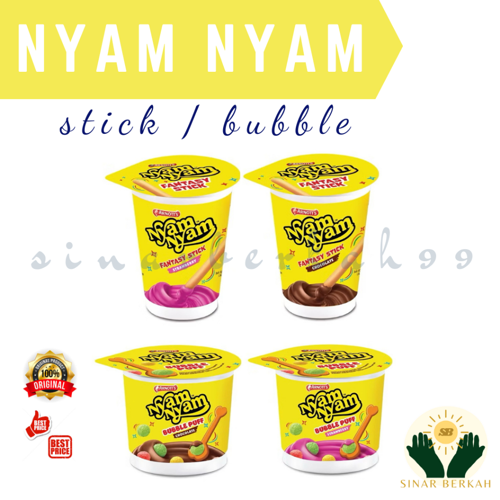 

Nyam-Nyam Bubble Puff 18GR // Fantasy Stick 25GR