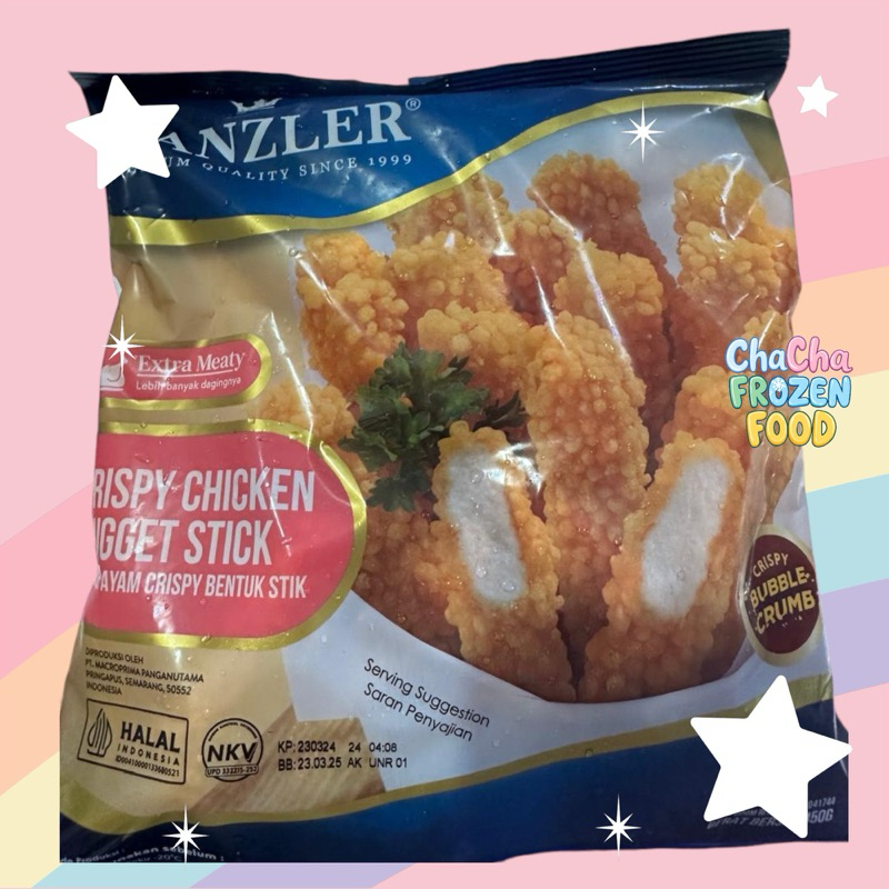 

KANZLER NUGGET CRISPY CHICKEN & STICK PLUS BUBBLE CRUMB 500GR ORI PREMIUM