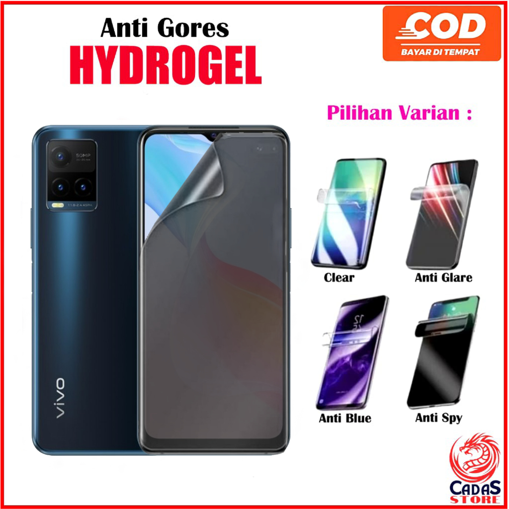 Anti Gores HYDROGEL to VIVO X21 / X21i / X21 UD / X50 / Y01 / Y02a Screen Protector Jely