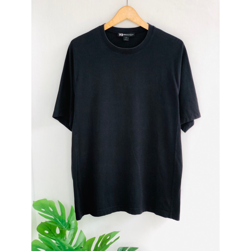 Kaos Adidas Y3 Yohji Yamamoto Classic Logo Black On Black