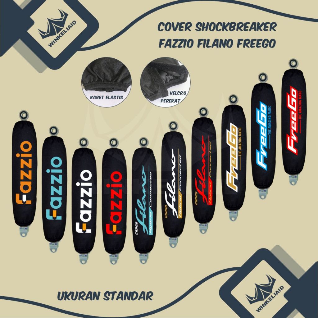 SARUNG SHOCKBREAKER FAZZIO FILANO FREEGO COVER PENUTUP PELINDUNG SHOCKBREAKER FREEGO FILANO FAZZIO
