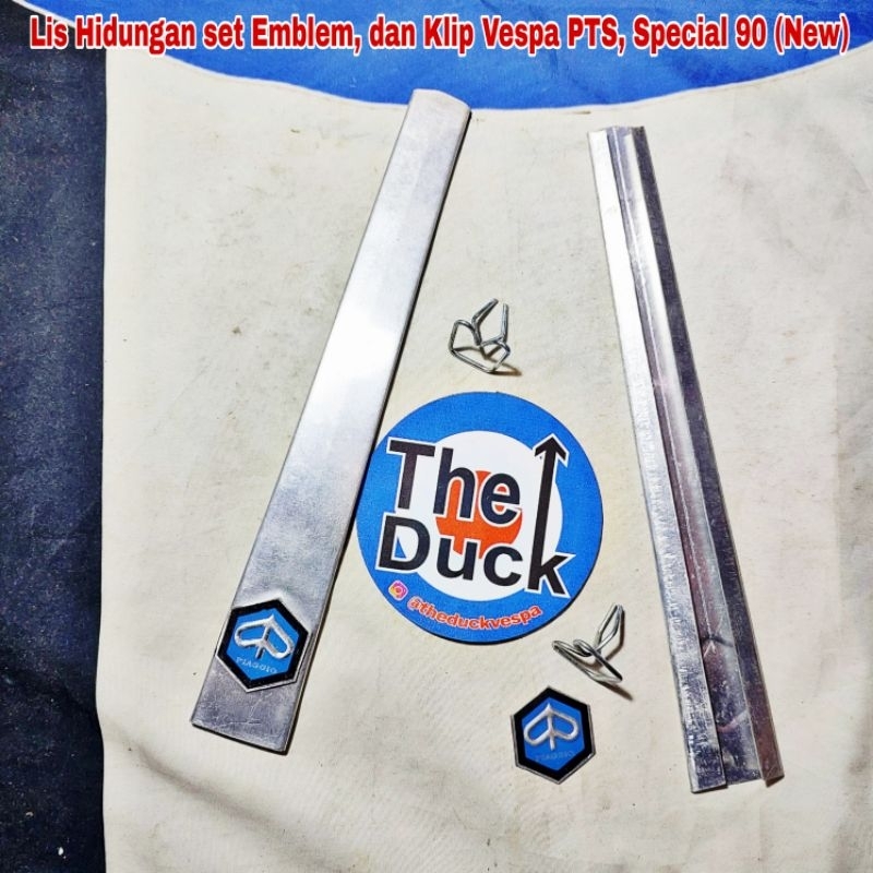 Lis List Hidungan Dasi set Emblem Chung Vespa PTS Special Smallframe