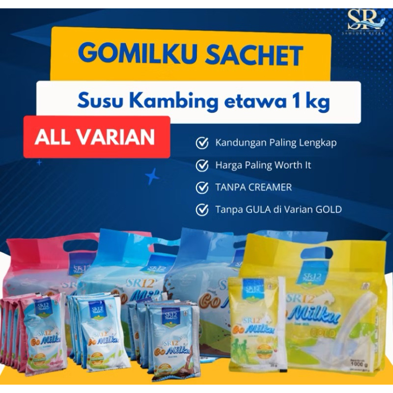 

GOMILKU SUSU KAMBING 10 SACHET (1renteng)SR12