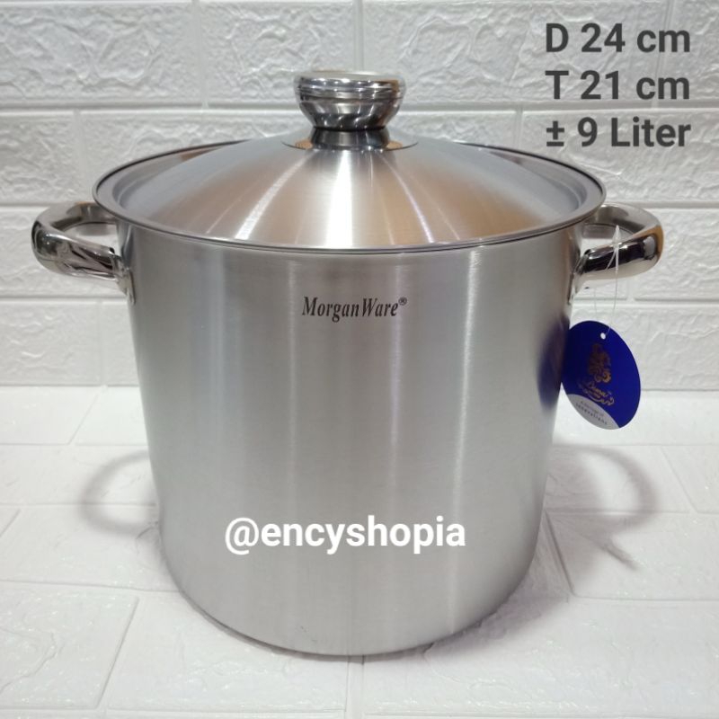 Panci BIMA Morganware Stockpot 20cm 24cm 28cm Stainless Steel