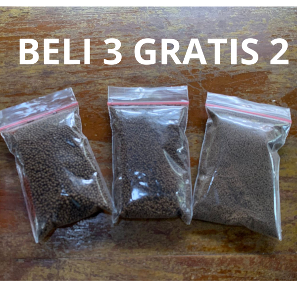 Pelet Segala Jenis ikan kecil beli 3 gratis 2