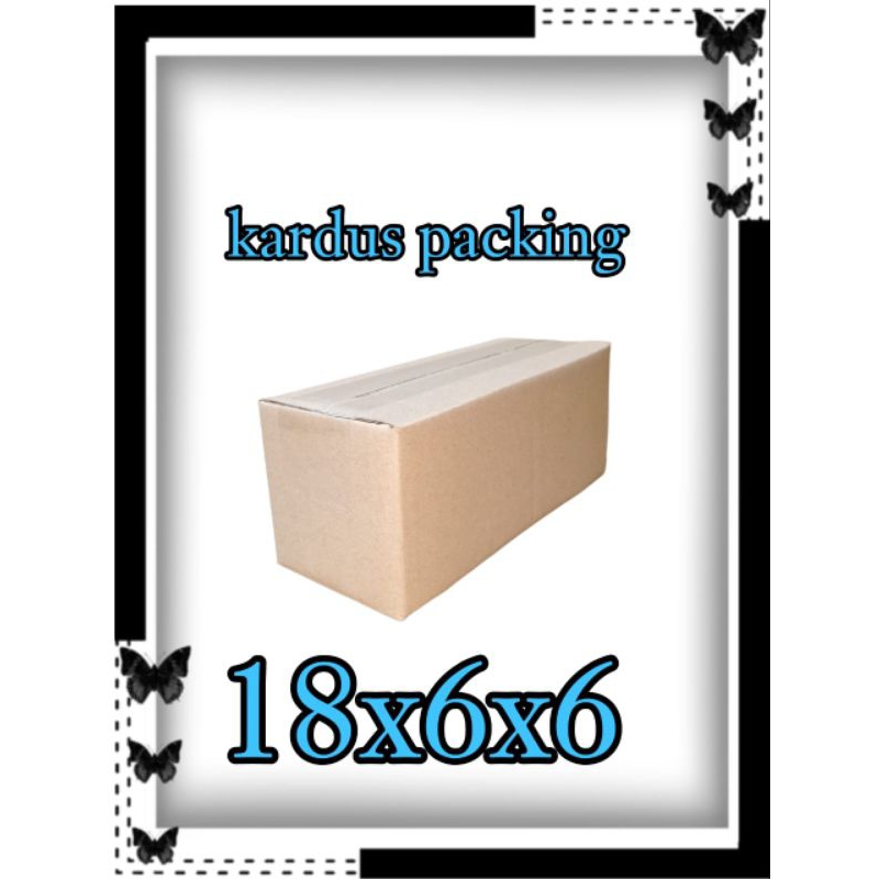 

kardus polos UK 18x6x6 kardus kecil kardus packing