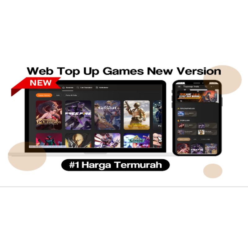 Source Code Web Top Up Games Seperti BangJeff
