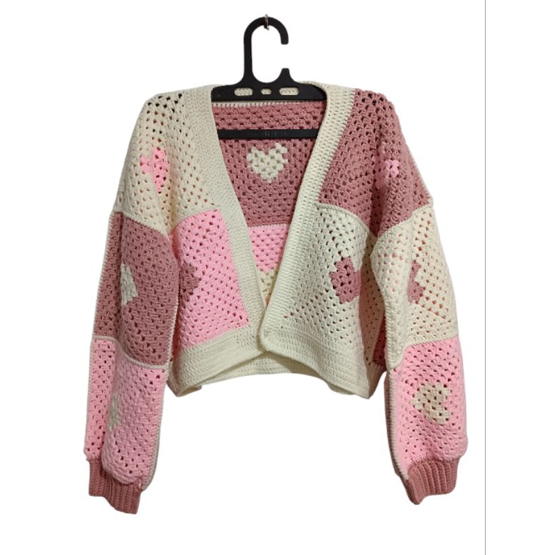 crochet cardigan | cardigan handmade | love cardigan