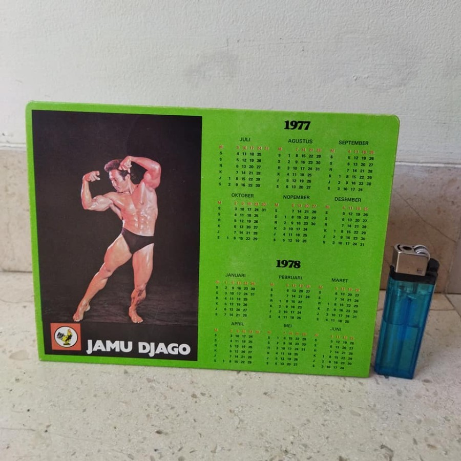 

Kalender Meja 1 tahun Jamu Djago Juli 1977 - Juni 1978