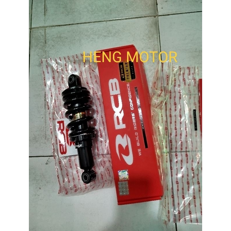 shock - monoshock RCB type mb 2 line satria 2 tak black series - 250mm