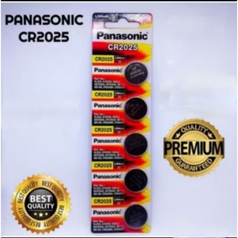 Baterai Panasonic CR2025 / Batrai baterry Panasonic CR 2025