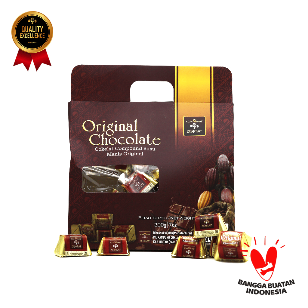 

COKLAT POUCH ORIGINAL 200G - KAMPUNG COKLAT BLITAR