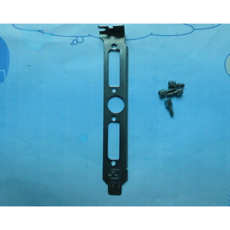 Plat besi / Bracket VGA card 3 lubang 1 slot ( Video + DVI ) & 4 pcs Screw
