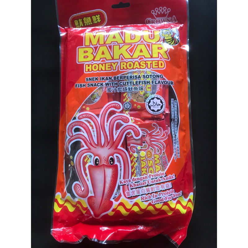 

sotong bakar madu cumi panggang snack juhi 40pcs