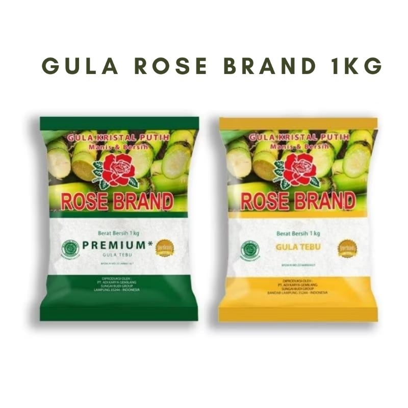 

GULA PASIR ROSE BRAND KEMASAN 1KG GULA PREMIUM