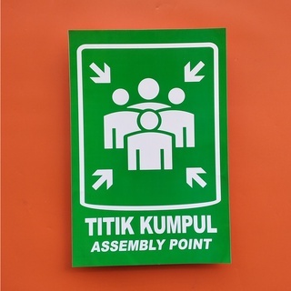 

Stiker Titik Kumpul A3 ,Vinyl- Stiker Assembly Point - Stiker Evakuasi titik kumpul