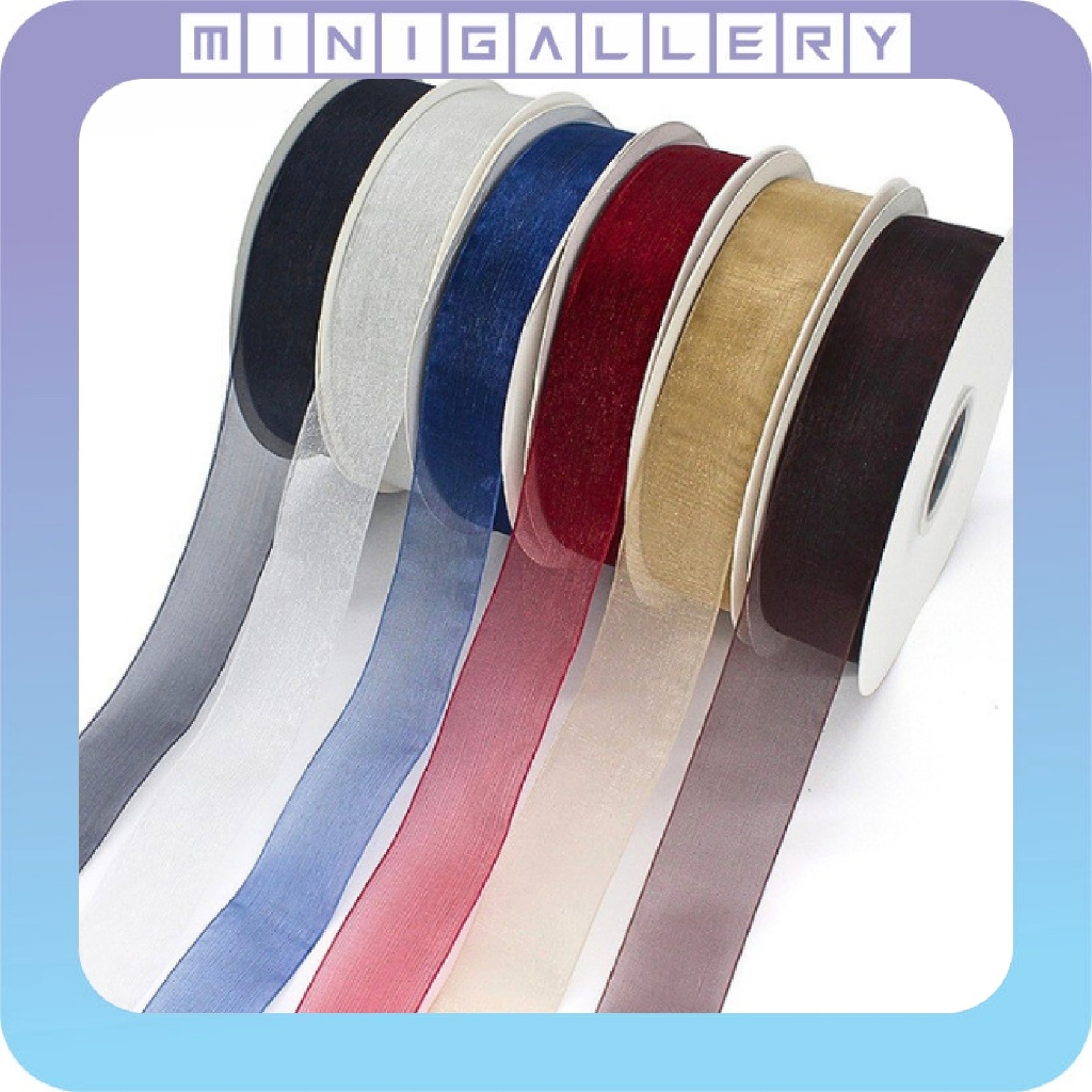 

Pita Organza Premium 80 METER Pita Kado Bunga Buket PT10