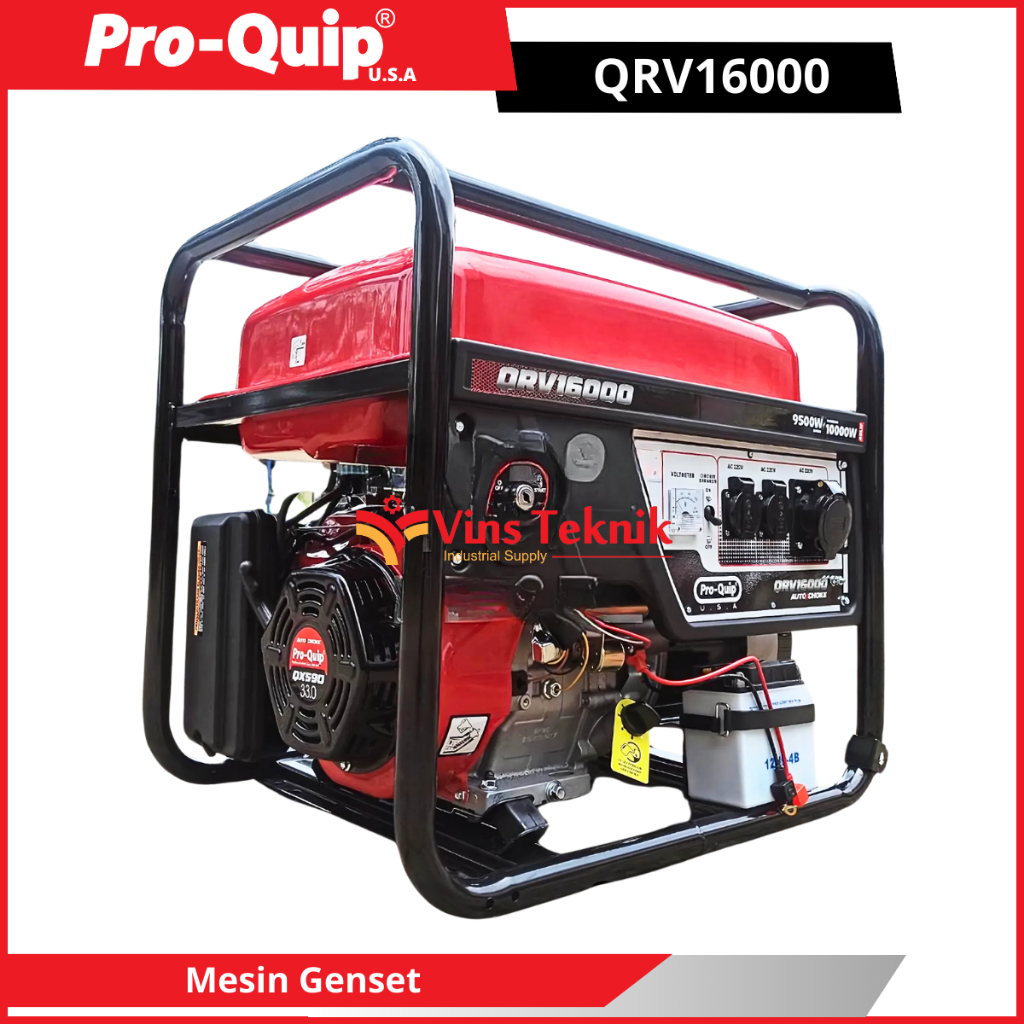 Mesin genset Proquip QRV16000 generator set 10.000 WATT QRV 16000