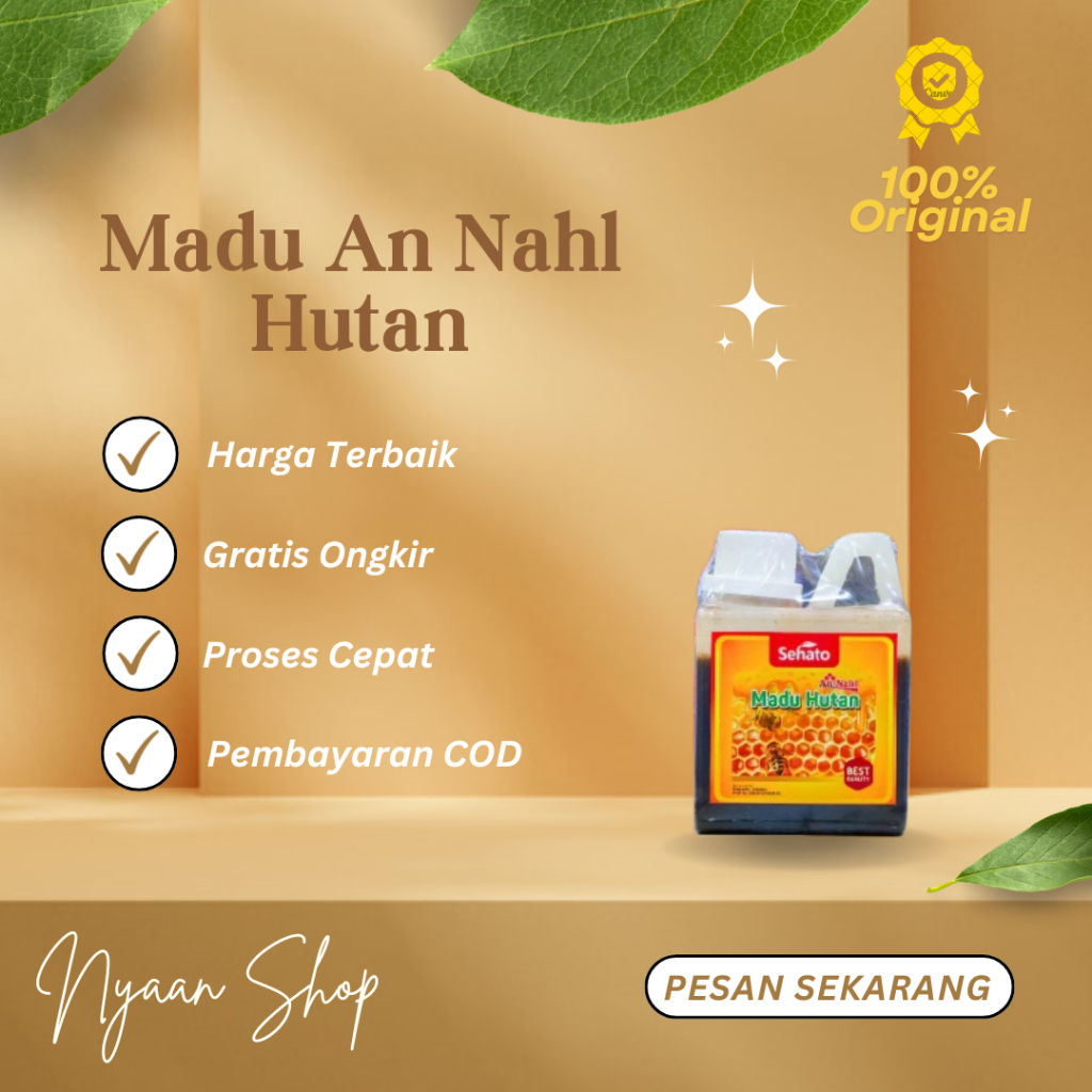 

Madu An Nahl Hutan - Madu Hutan Premium Madu Murni Madu An-Nahl Sehato