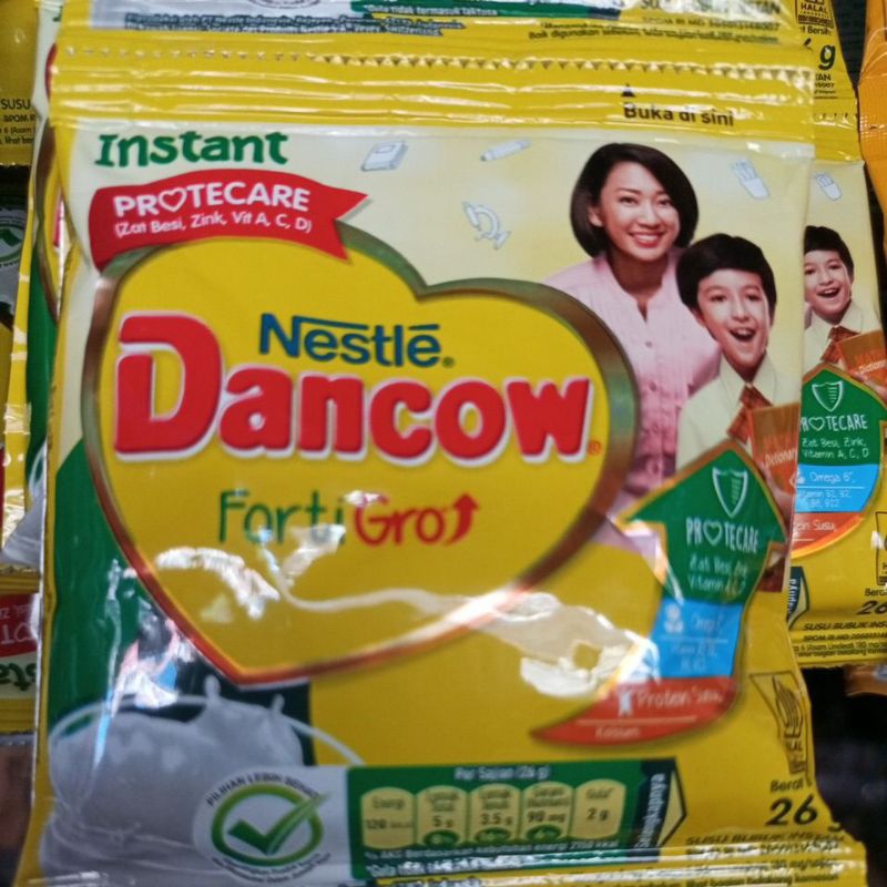 

Nestle Dancow Fortigro Instant Sachet 26 Gr