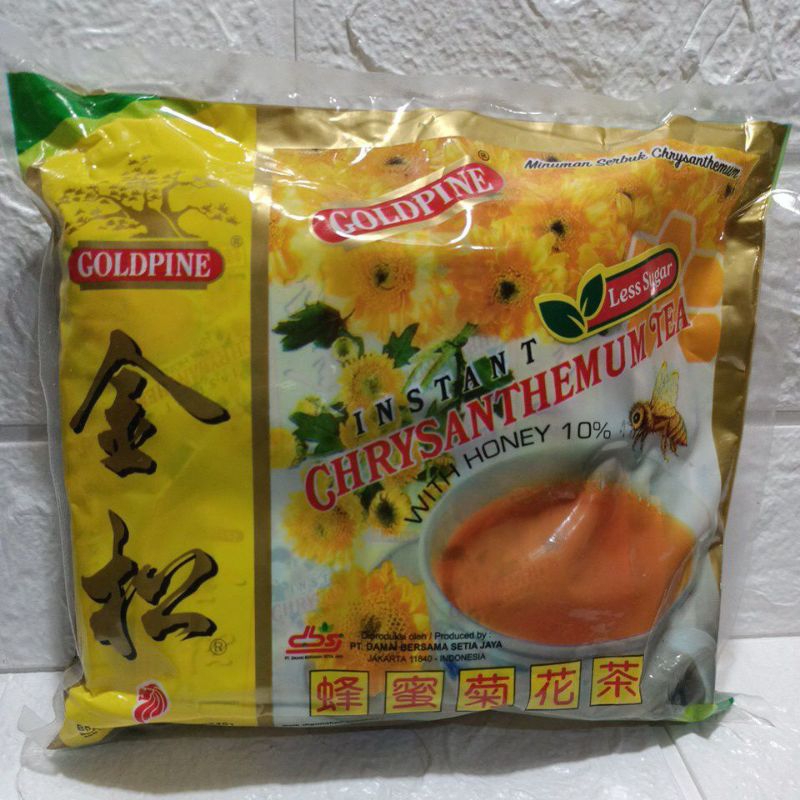 

TEH KEMBANG CHRYSANTHEMUM WITH HONEY GOLDPIN 20 SACHETL LESS SUGAR