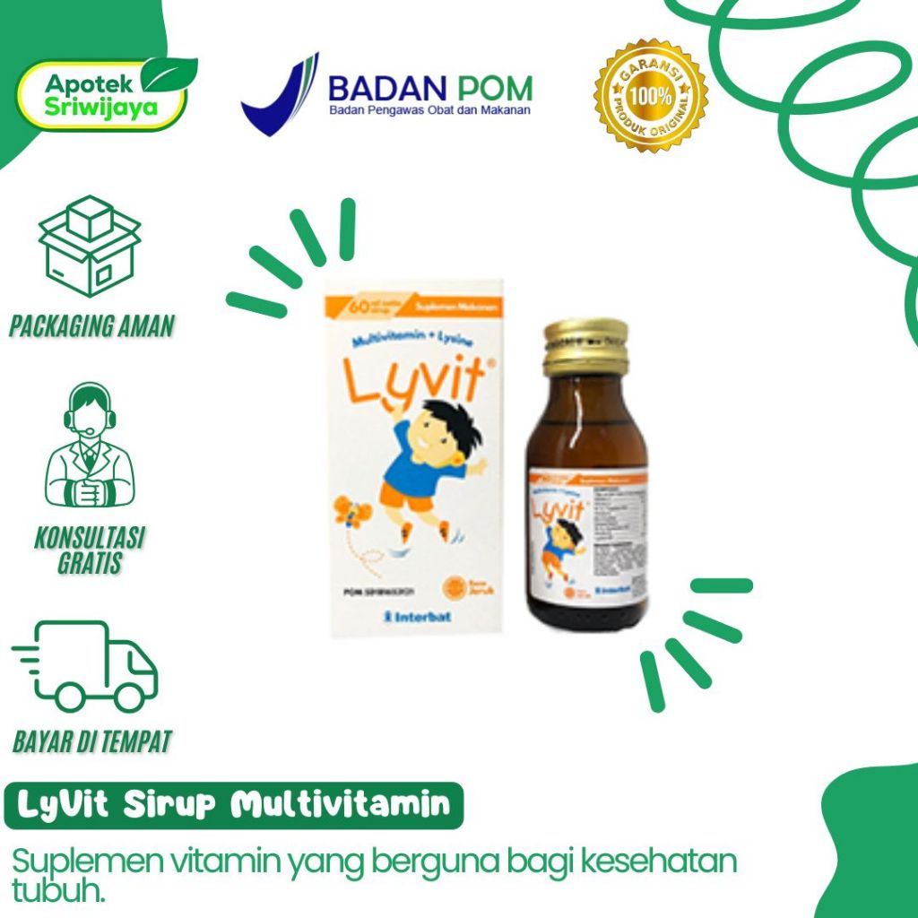 Lyvit Sirup Multivitamin Tubuh