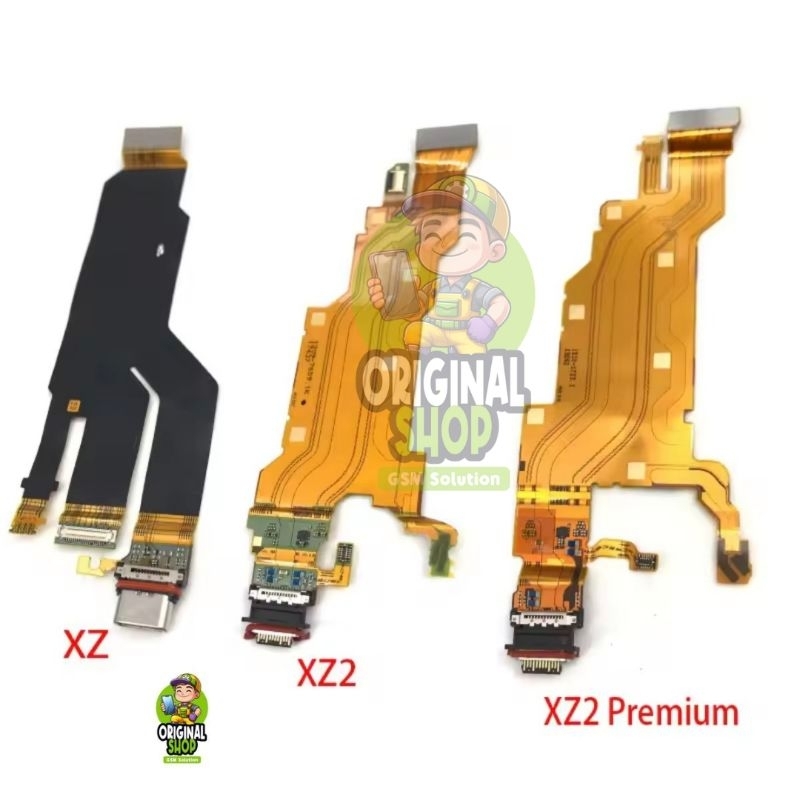 FLEXIBLE KONEKTOR CHARGER SONY XPERIA XZS XZ XZ2 - XZ PREMIUM XZ2 PREMIUM FLEKSIBEL BOARD CAS