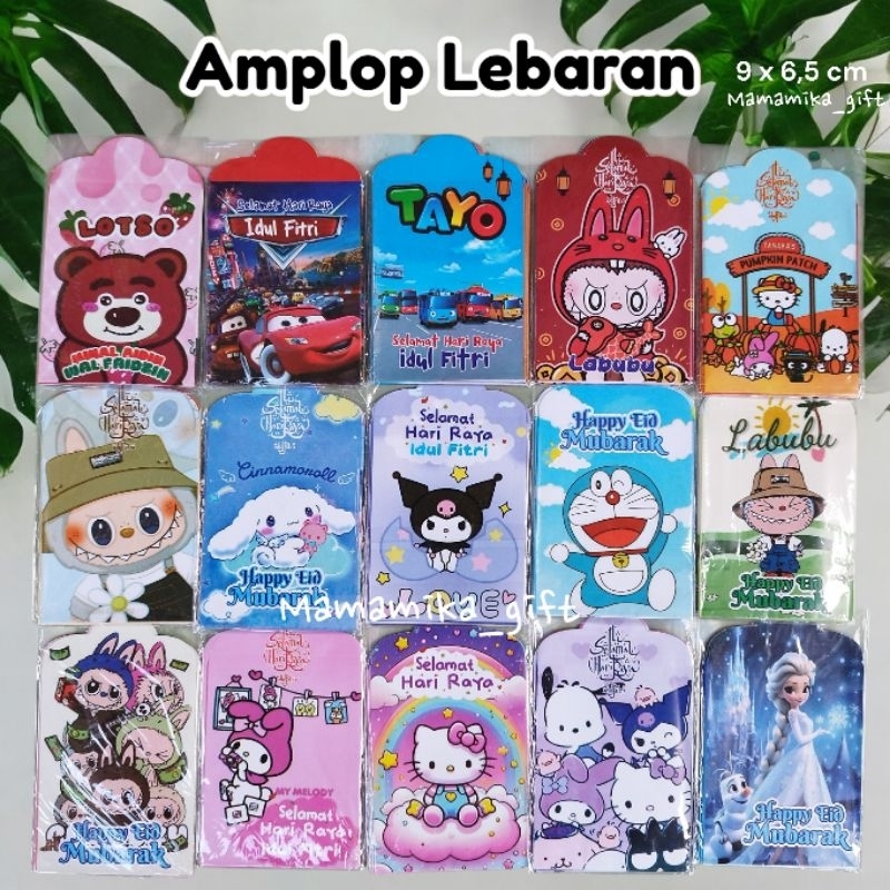 

BISA PILIH MOTIF ! AMPLOP LEBARAN KECIL KARAKTER KUROMI LOTSO FROZEN DLL