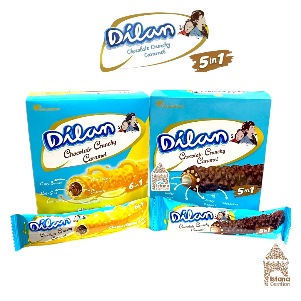 

Dilan Cokelat / Martabak Chocolate Crunchy Caramel (isi 12 pcs)