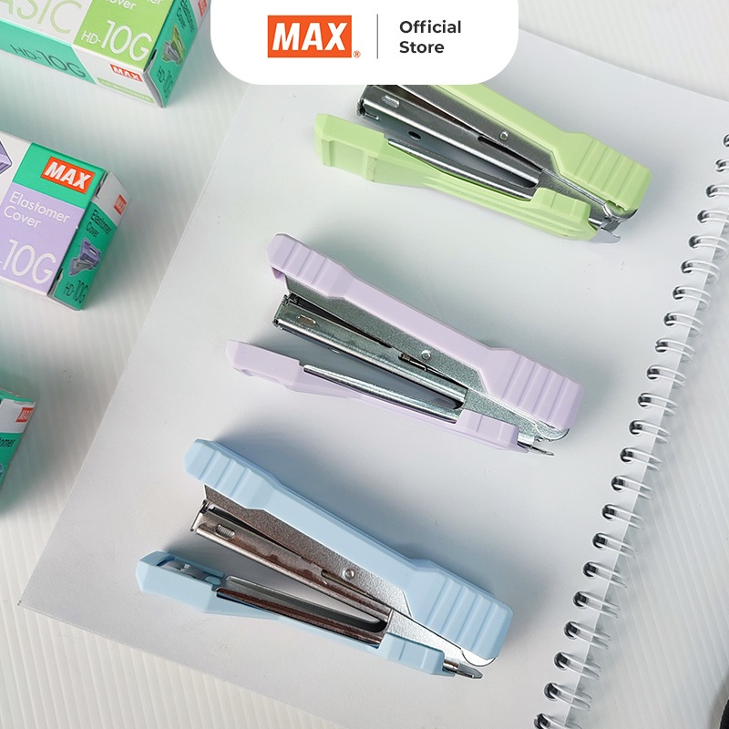 

MAX Stapler Staples Jegrekan Hekter HD10 Max HD-10G Pastel Series Colourful Berwarna