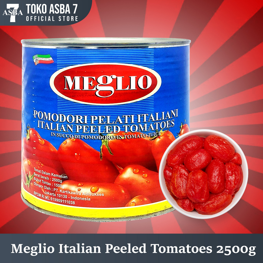 

MEGLIO PEELED TOMAT 2.5KG