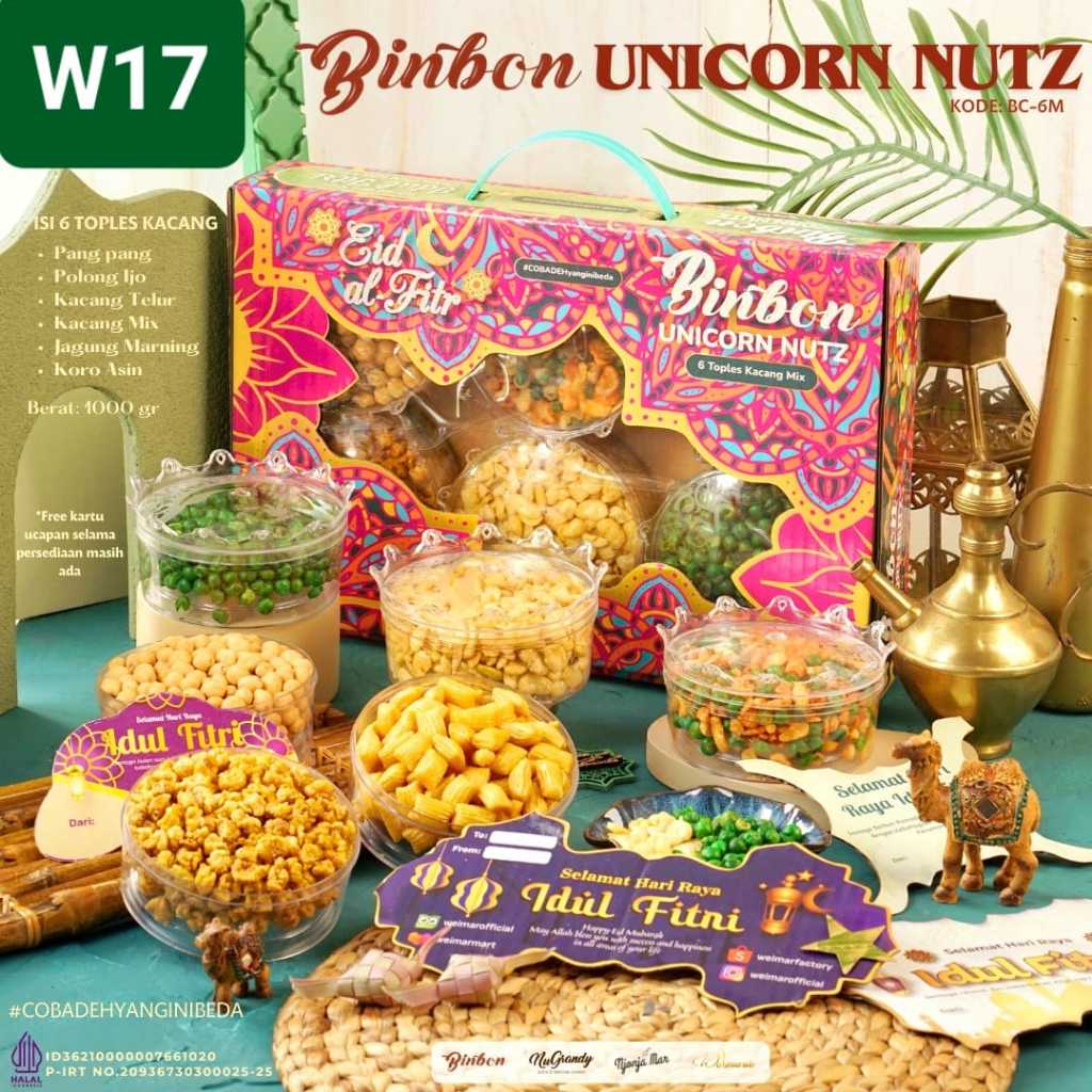 

BINBON UNICORN NUTS / CHOCO SWEET HAMPERS LEBARAN