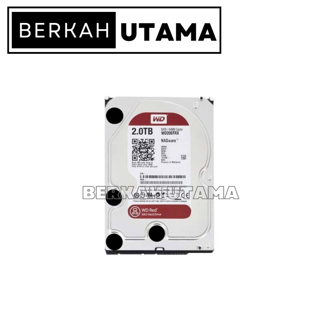 WD CAVIAR RED PLUS 2TB 4TB 8TB - NAS HDD SATA HARDDISK
