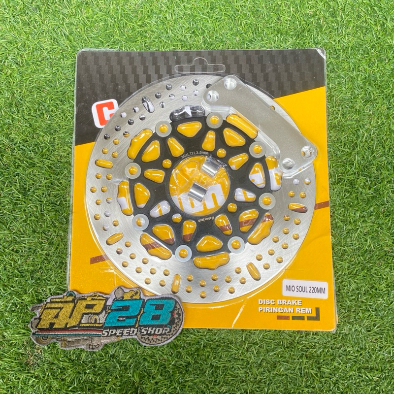 DISC CAKRAM DEPAN MIO SMILE - FINO OLD - SOUL OLD - XEON OLD UKURAN 220 MM / PIRINGAN CAKRAM DEPAN U
