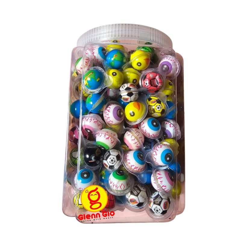 

Permen Lunak Mini Aneka Rasa Gummy EyeBalls DSM Toples isi 120 pcs