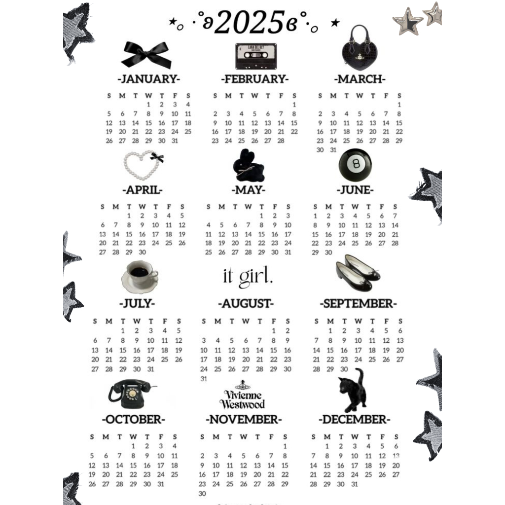 

Calendar Aesthethic untuk dinding kamar ukuran 30x40