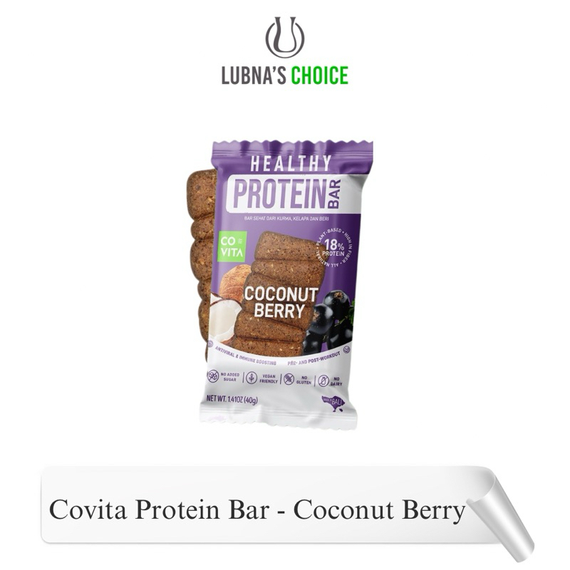 

Covita Protein Bar - Coconut Berry