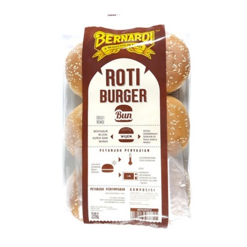 

BERNARDI Roti Burger Bun WIJEN isi 6 - GOSEND GRAB Only!!!