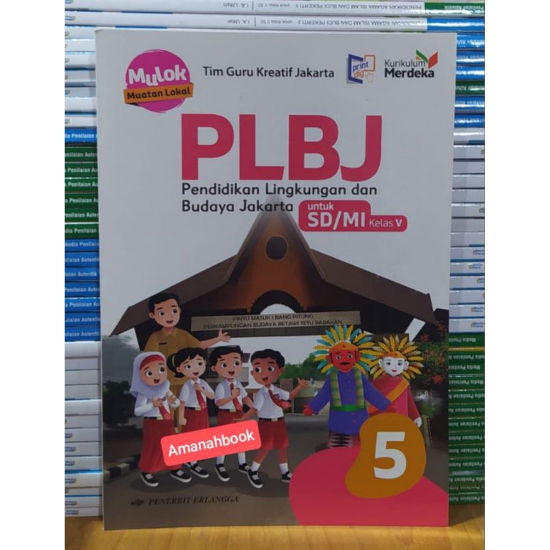 Buku PLBJ Kelas 5 SD Kurikulum Merdeka Erlangga