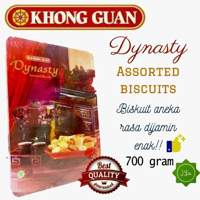 

Khong Guan Dynasty Assorted Biscuit biskuit 700g 700 gram