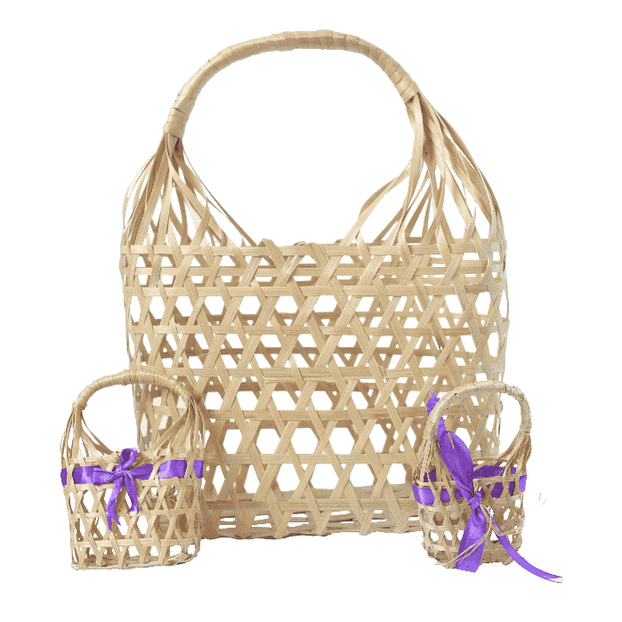 Hampers Keranjang Bambu , / Keranjang Toples Bambu, / Keranjang Anyaman Bambu / Tas Hampers Bambu