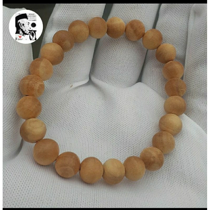 Gelang Cendana Kupang NTT Wangi Alami Super 8mm/Sandalwood Kupang Santalum Album/Gelang Kayu Cendana