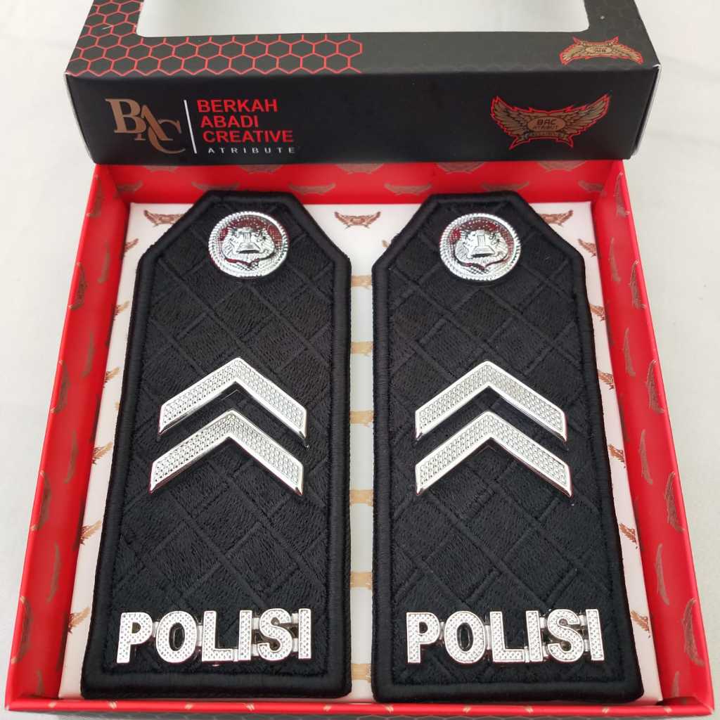 Pangkat Pdu Briptu Kain Bordir