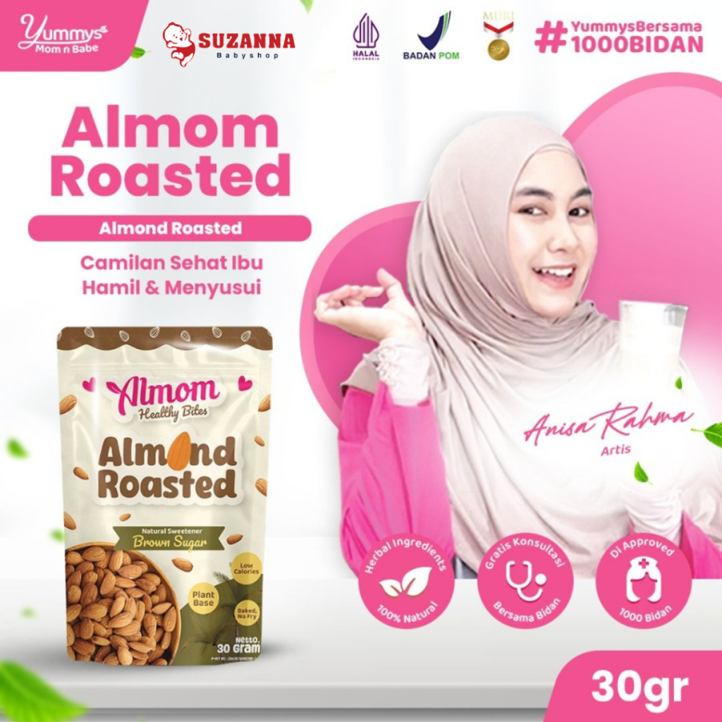 

Almom Roasted - Kacang Almond Panggang Sehat 30gr