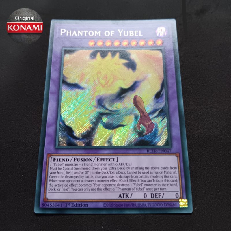 Yugioh Card Phantom of Yubel Secret Rare