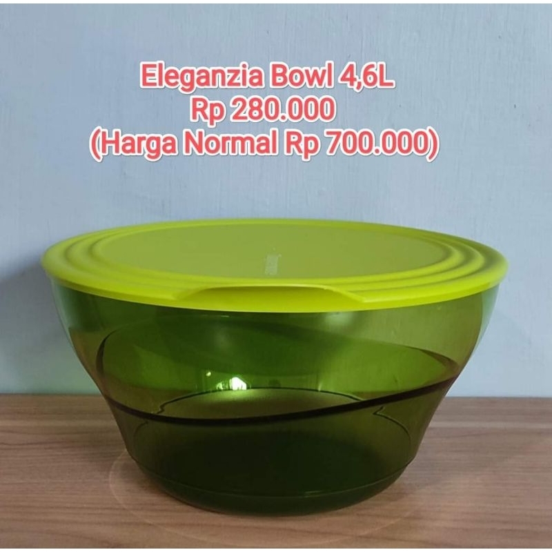 Eleganzia bowl 4.6L tupperware
